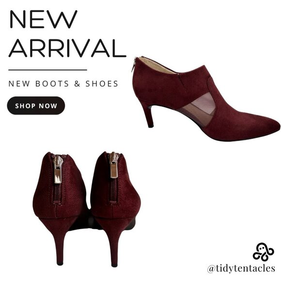 NEW LifeStride Annette Ankle Boot Women's 9 Wine - Picture 6 of 6